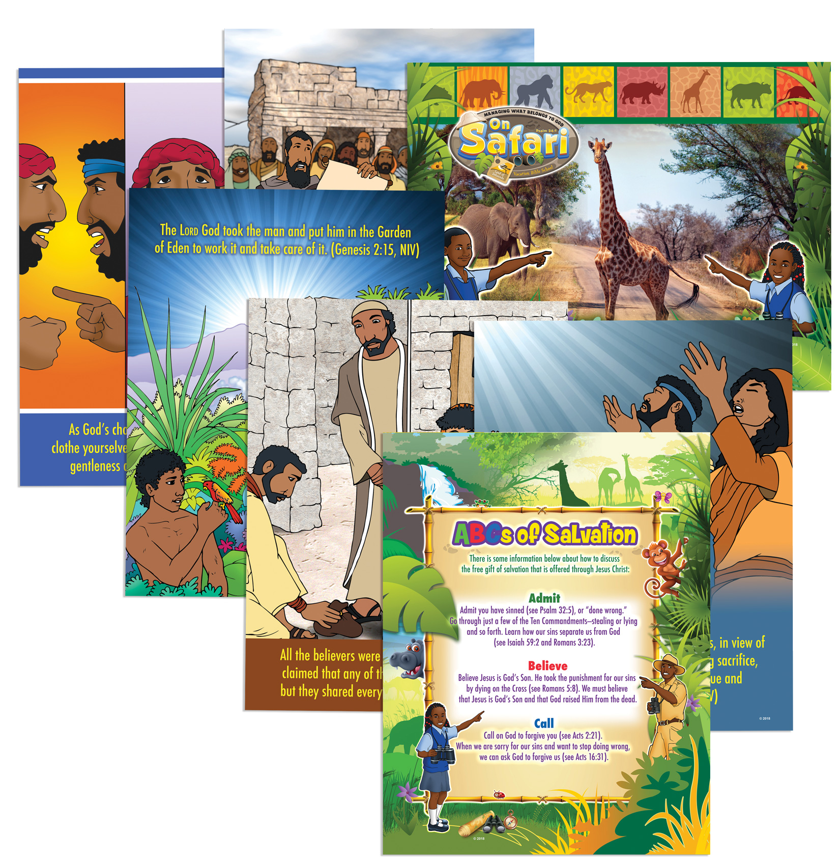 vbs on safari posters 2019 sunday school publishing board vbs posters